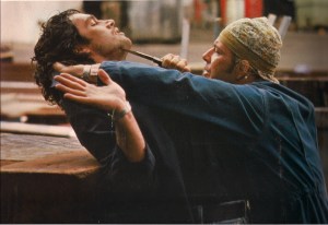 Jeff and Mickey Rourke in "Heart Condition".